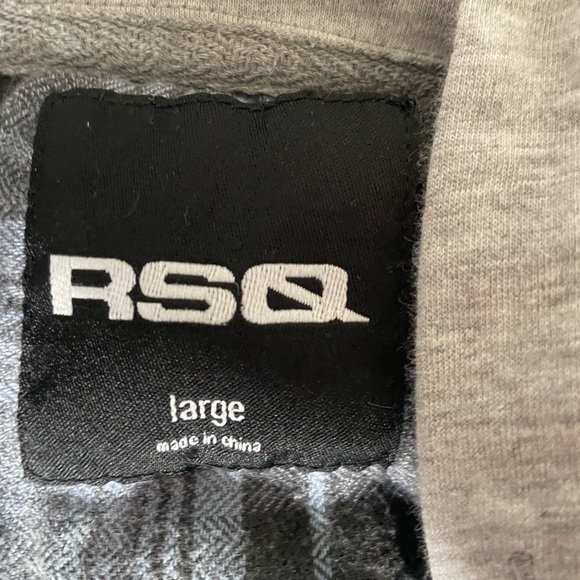 RSQ Lightweight Blue Flannel - Picture 2 of 3
